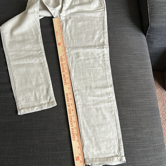 Zara Kids Tailoring Pants Oat Cream Color -Viscose / Linen Pants - Picture 7 of 13